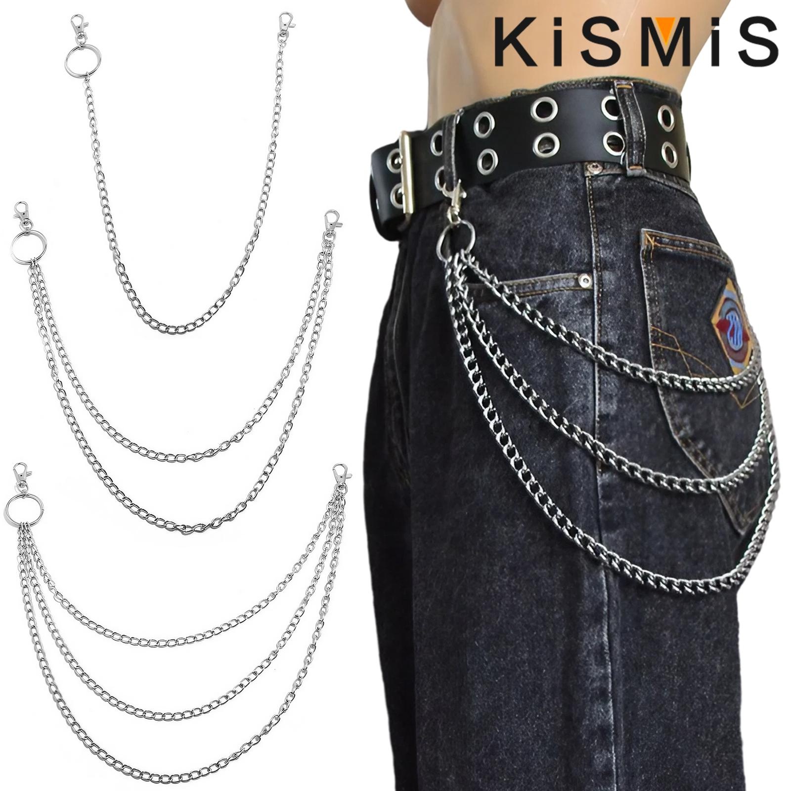 Body Jewelry - KISMIS 1PC Punk Street Keychain Trousers