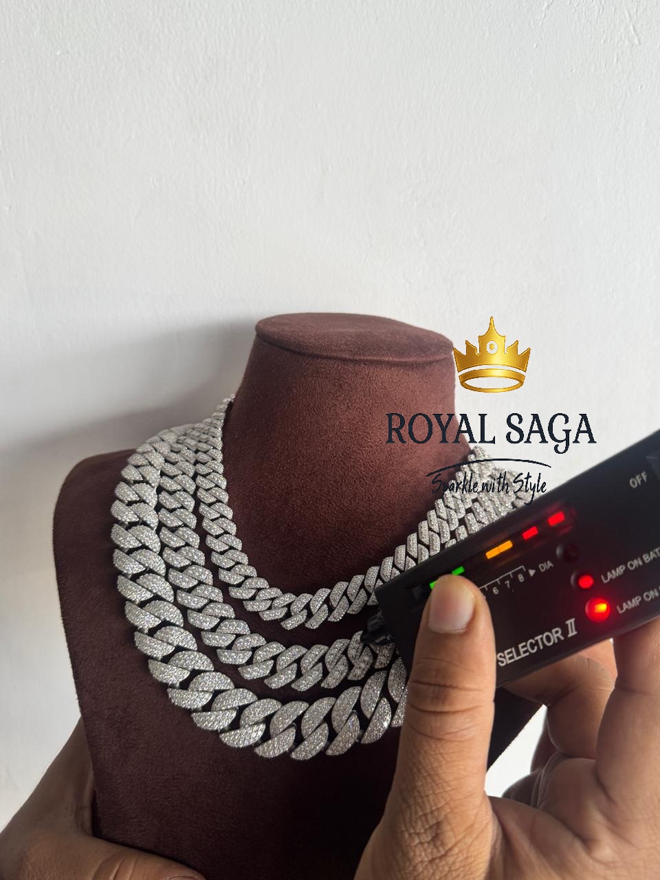 Custom 12mm/15mm/18mm 925 Silv - Cuban Link Chain 12Mm 评论和价格