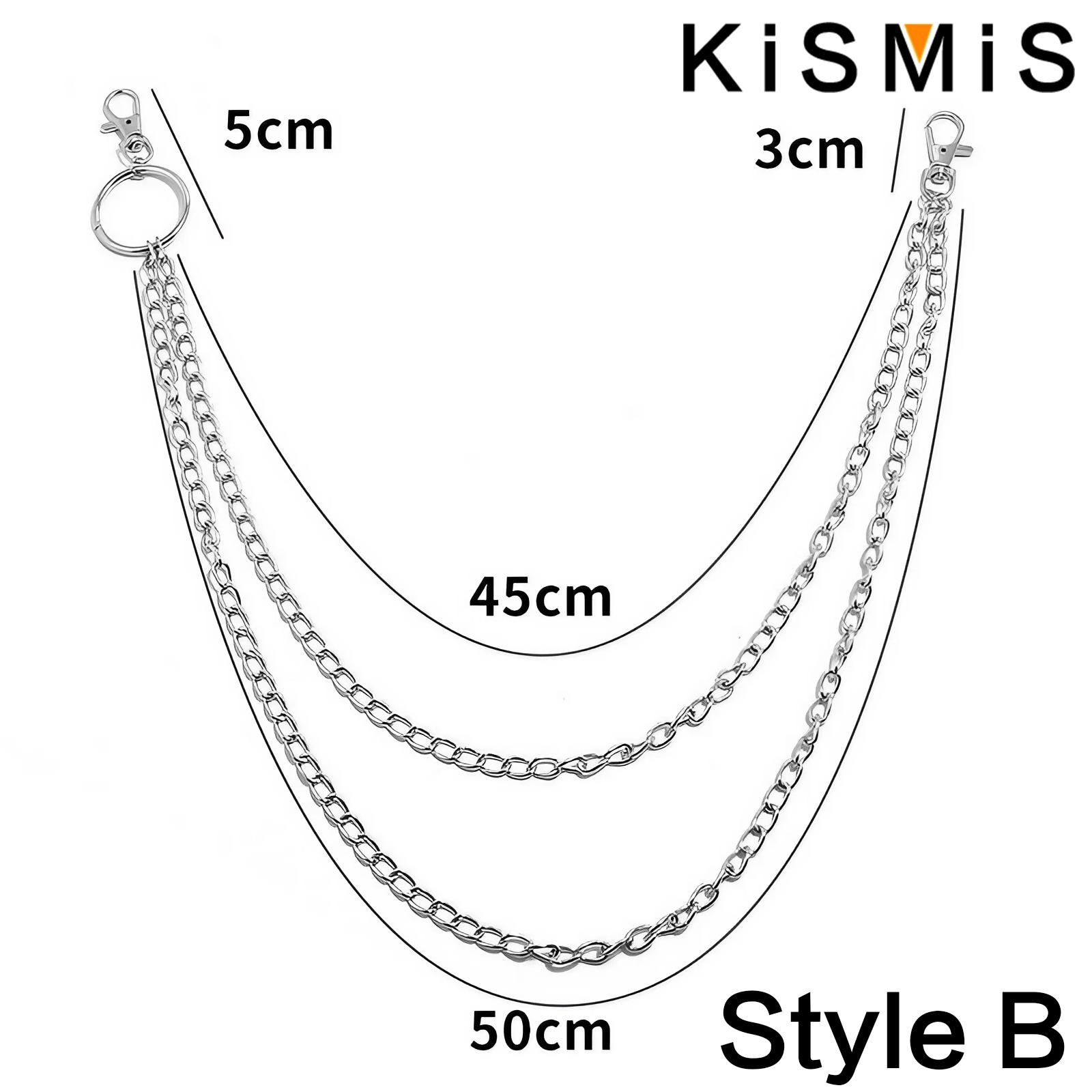 KISMIS 1PC Punk Street Keychai - Body Jewelry 评论和价格