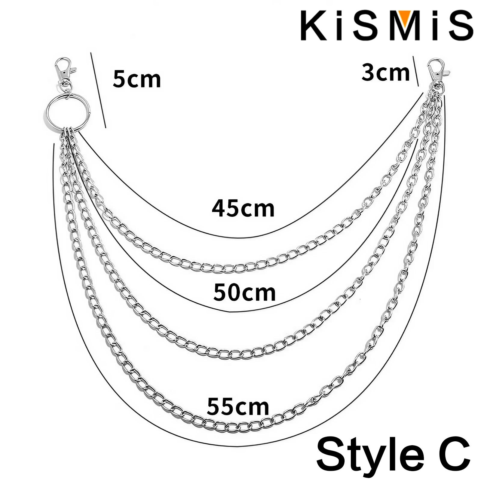 KISMIS 1PC Punk Street Keychai - Body Jewelry 评论和价格