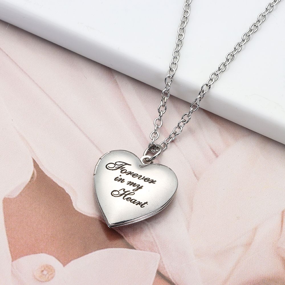 Lover Fashion Friend Jewelry C - Heart Locket Necklace Photo 评论和价格