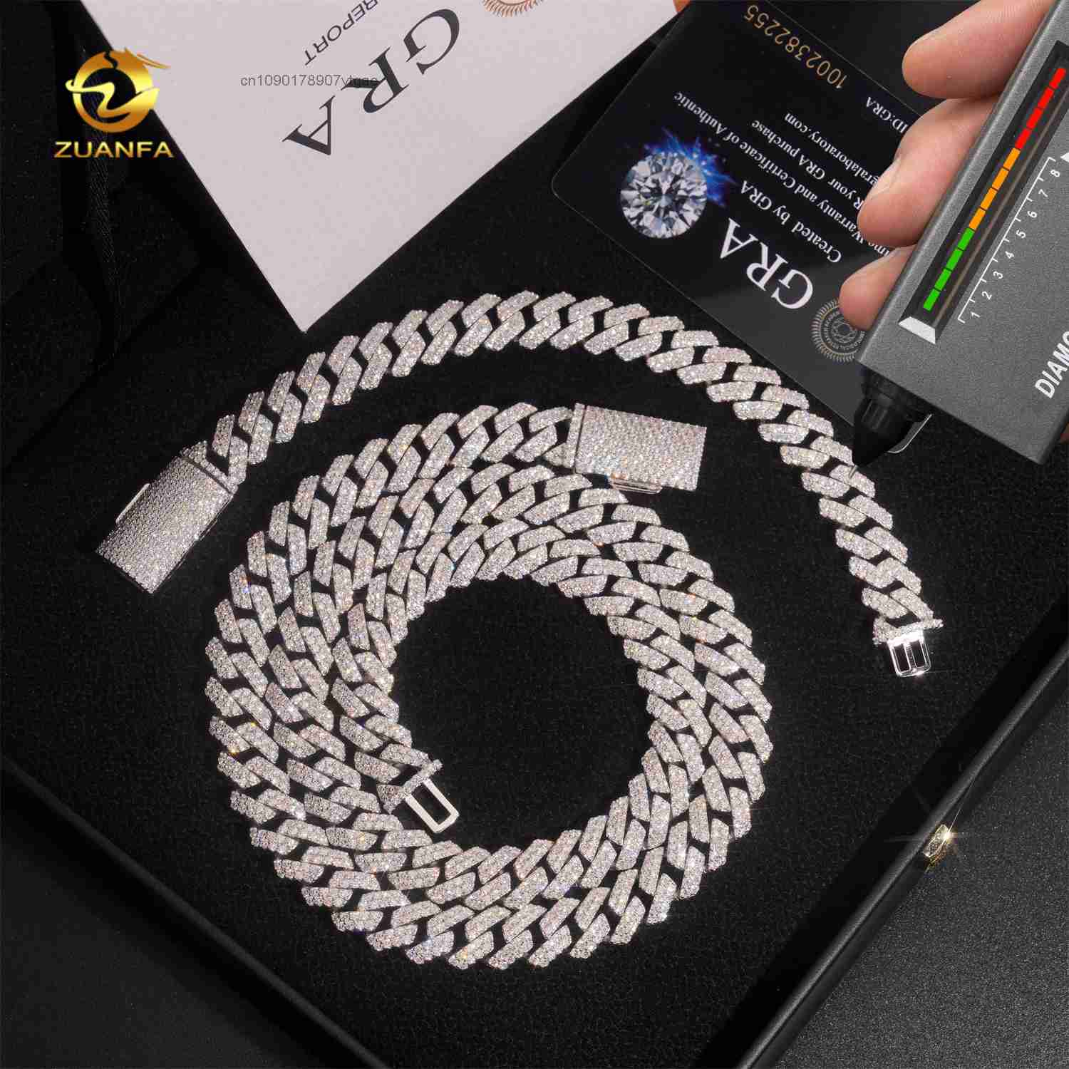 to Ready Ship Iced Out 12mm 2  - Cuban Link Chain 12Mm 评论和价格
