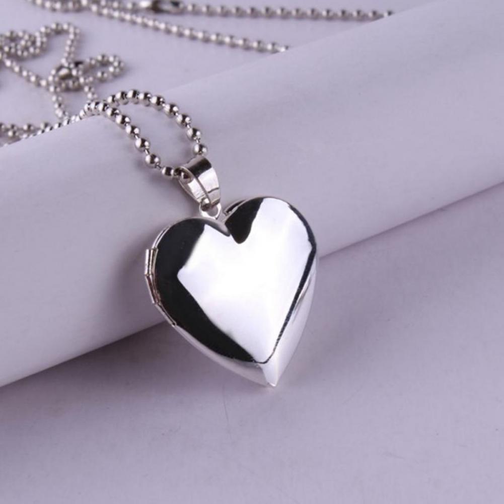 Photo Necklace Openable Photo  - Heart Locket Necklace Photo 评论和价格