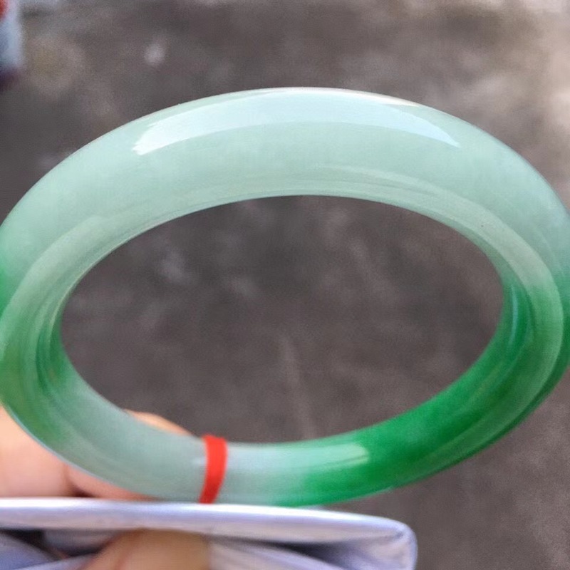 Natural Myanmar jade bracelet, - Bracelets 评论和价格