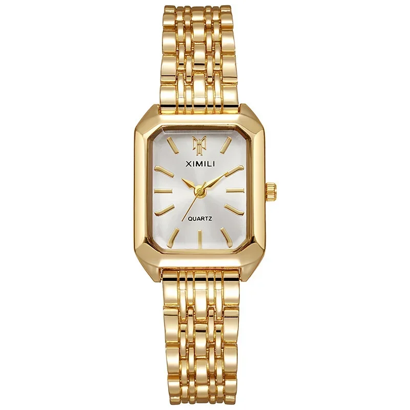 Women Retro Square Metal Band  - Watch Accessories 评论和价格