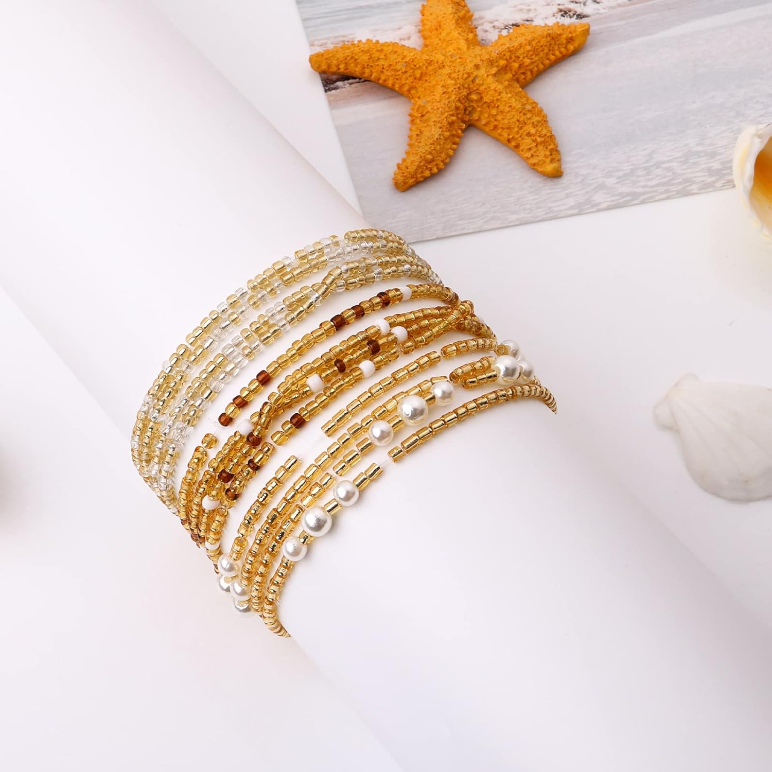 Waist Beads for Women Belly Be - Body Jewelry 评论和价格