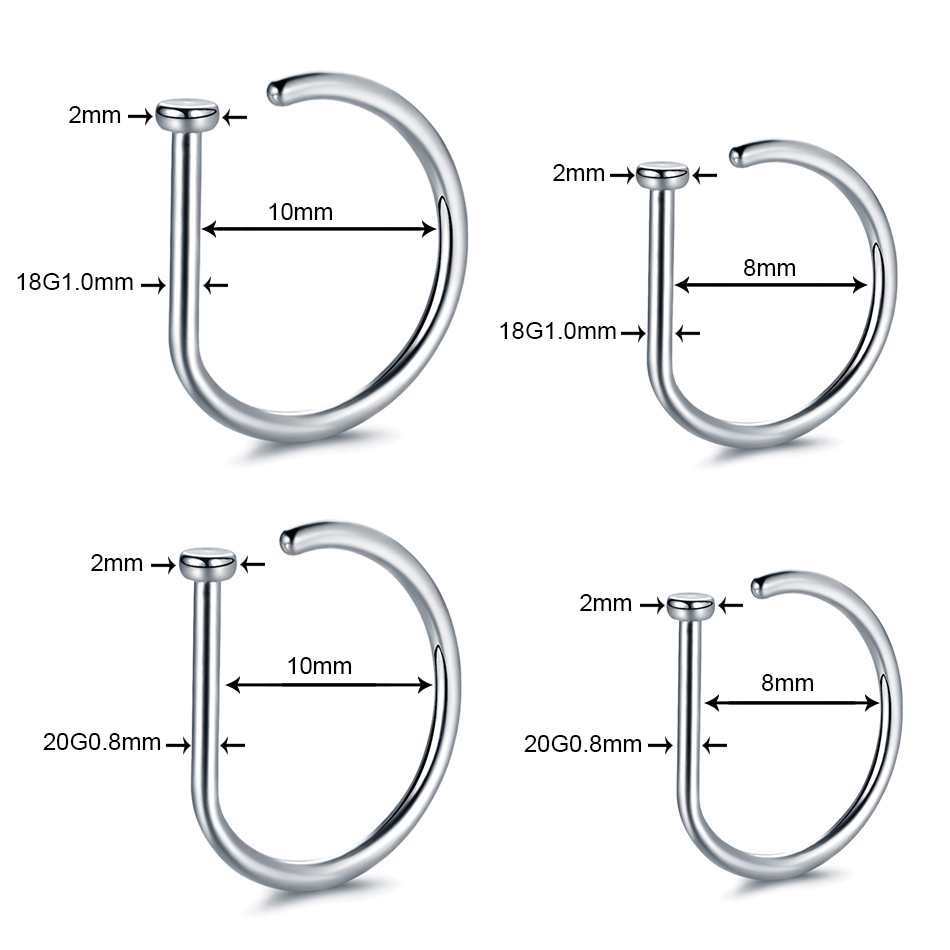 1PC G23 Titanium Colorful D Sh - Body Jewelry 评论和价格