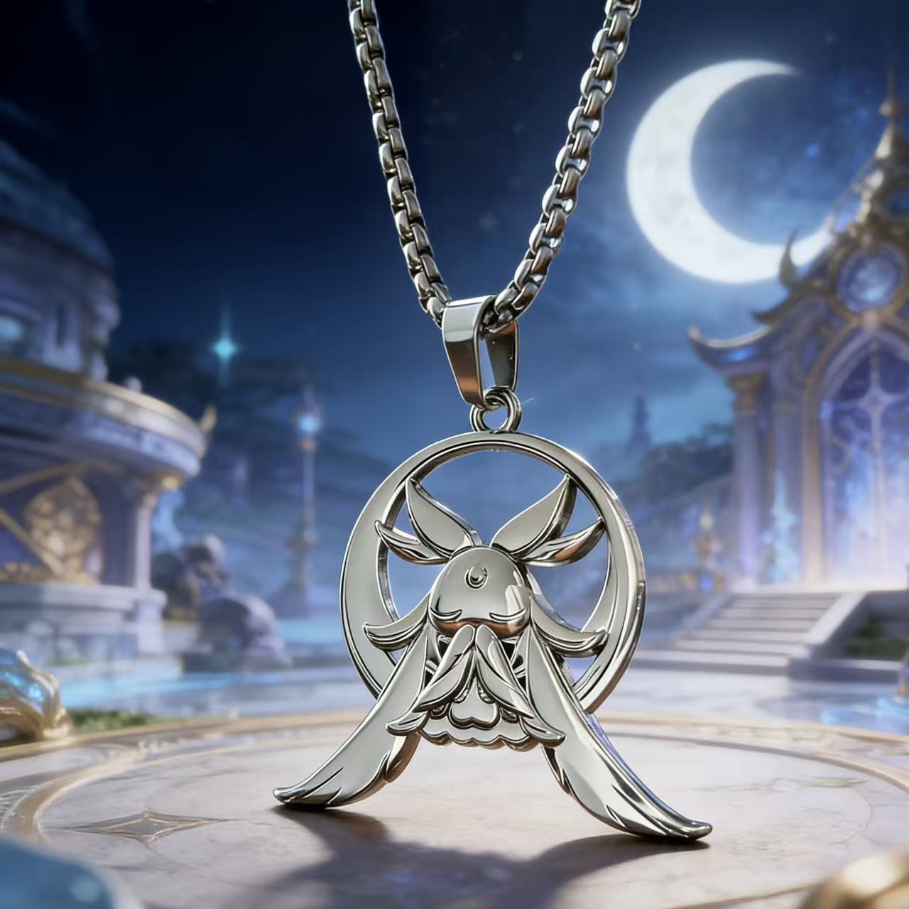 Game Genshin Impact Columbina  - Anime Pendant Necklace 评论和价格