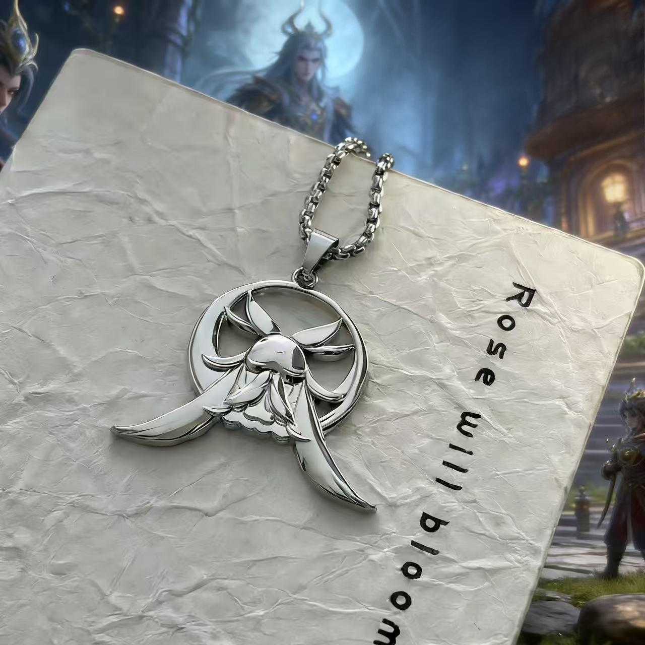 Game Genshin Impact Columbina  - Anime Pendant Necklace 评论和价格